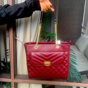 Aldo Burgundy tote bag